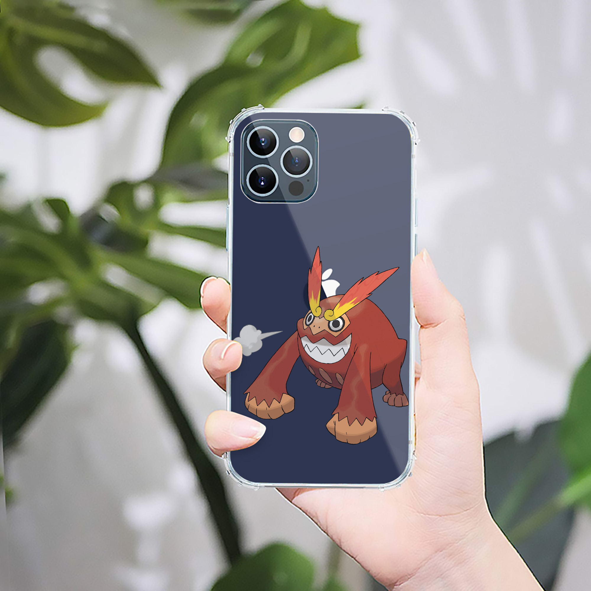 （画像用） ポケットモンスター Pokémon 【iPhone 12シリーズ対応】透明スマホケース（クリアソフトケース）